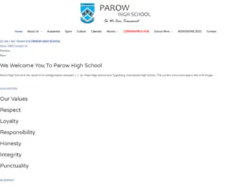 Parowhighschool.co.za(So We Can Transcend) Screenshot