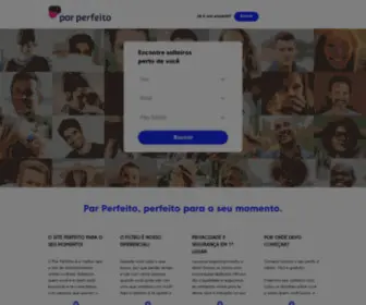 Parperfeitoentrar.com.br(Site de relacionamento) Screenshot