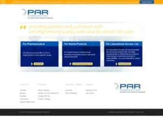 Parpharm.com(An ENDO International Company) Screenshot