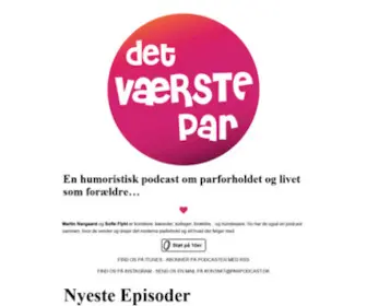 Parpodcast.dk(Det Værste Par) Screenshot