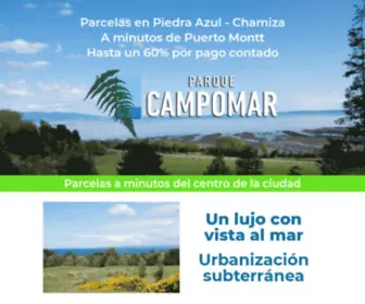 Parquecampomar.cl(Parque Campo Mar Piedra Azul Puerto Montt Chile) Screenshot