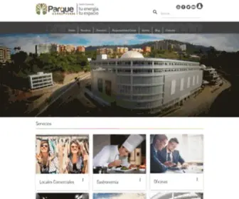 Parquecerroverde.com(Centro Comercial Parque Cerro Verde) Screenshot