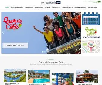 Parquedelcafe.com(Parque del Café) Screenshot