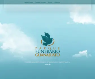 Parquefunerariogto.com.mx(Parque Funeraro Guanajuato) Screenshot