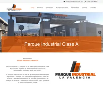 Parqueindustriallavalencia.com(Parque industrial Clase A) Screenshot