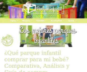 Parqueinfantilbebe.org(Los mejores parques infantiles para bebé y niños) Screenshot