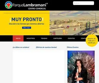 Parquelambramani.com(El Centro Comercial de Arequipa) Screenshot