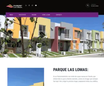 Parquelaslomas.com(Casas nuevas en Tonalá) Screenshot