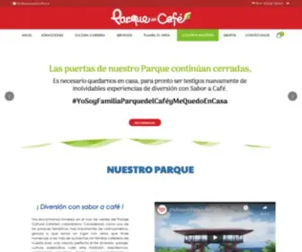 Parquenacionaldelcafe.com(Parque del Café) Screenshot