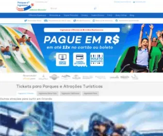 Parques-E-Ingressos.com.br(Tickets para parques e atrações americanas) Screenshot