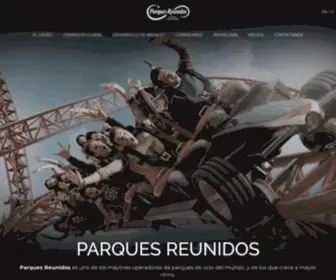 Parquesreunidos.com(Parques Reunidos) Screenshot