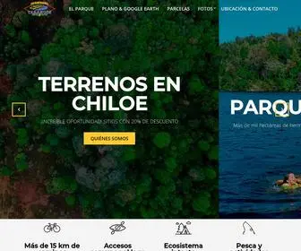 Parquetarahuin.cl(Parcelas en Chiloe) Screenshot