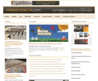 Parquevenecia.com(Parque Venecia La web de los vecinos de parque venecia en zaragoza) Screenshot