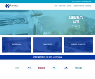 Parrado.com.ar(Broker de Seguros) Screenshot