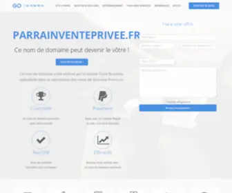 Parrainventeprivee.fr(Parrain vente priv) Screenshot