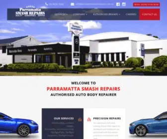 Parramattasmashrepairs.com.au(Parramatta Smash Repairs) Screenshot