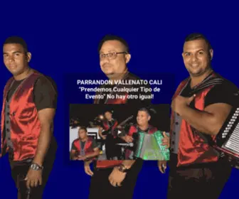 Parrandonairevallenato.com(Parrandon Vallenato Cali) Screenshot