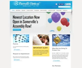 Parrellioptical.com(Parrellioptical) Screenshot