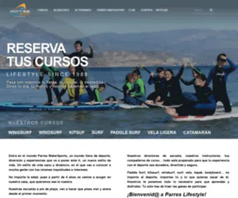 Parreswatersports.com(PARRES WATER SPORT) Screenshot