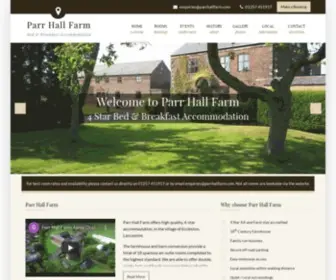 Parrhallfarm.com(Bed & Breakfast Accommodation) Screenshot