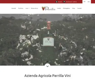 Parrillavini.it(Azienda agricola Parrilla Vini) Screenshot