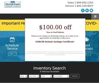 Parrishford.com(Parrish Ford) Screenshot