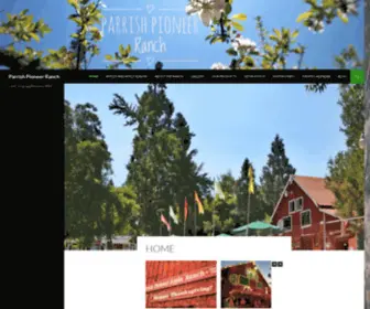 Parrishranch.com(Parrish Pioneer Ranch) Screenshot