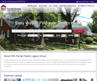 Parrishrealty.com(ERA Parrish Realty Legacy Group) Screenshot