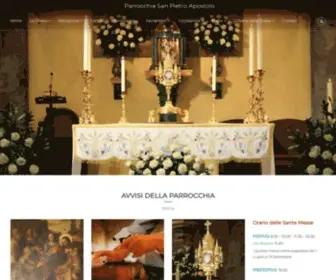 Parrocchiadisanpietroapostolo.org(Parrocchia san pietro apostolo) Screenshot