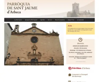 Parroquiaarbeca.cat(Parròquia) Screenshot