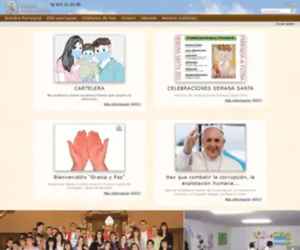 Parroquiadefatima.com(Parroquia de Nuestra Señora de Fátima) Screenshot