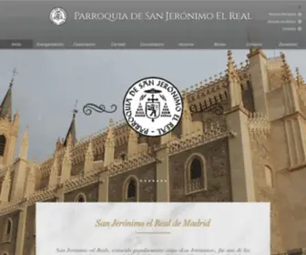 Parroquiasanjeronimoelreal.es(Jerónimo) Screenshot