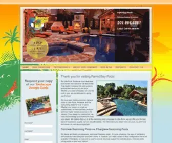 Parrotbaypools.com(Parrot Bay Pools And Spas) Screenshot