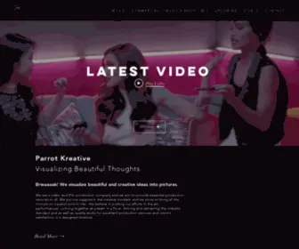 Parrotkreative.com(Film & Corporate Video Production Company In Malaysia) Screenshot