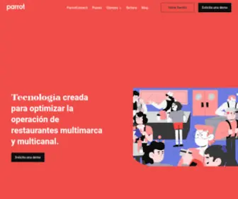 Parrotpos.com(La tecnología para restaurantes de la era digital) Screenshot