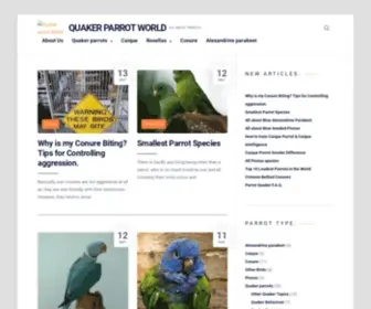 ParrotQuaker.com(Parrot World) Screenshot