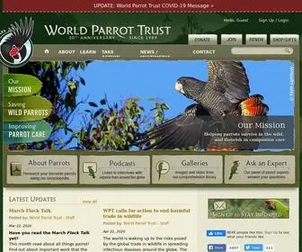 Parrots.org(We protect parrots. WPT) Screenshot