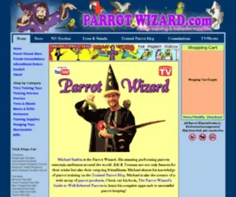Parrotwizard.com(Parrot wizard) Screenshot