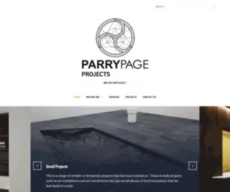 Parrypage-Projects.com(WE DO DIFFICULT) Screenshot