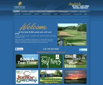 Parrysoundgolf.com(Parry Sound Golf & Country Club) Screenshot