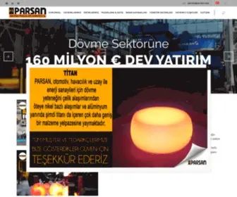 Parsan.com(Parsan Makine Parçaları Sanayii A.Ş) Screenshot