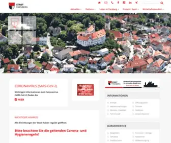 Parsberg.de(Stadt Parsberg) Screenshot