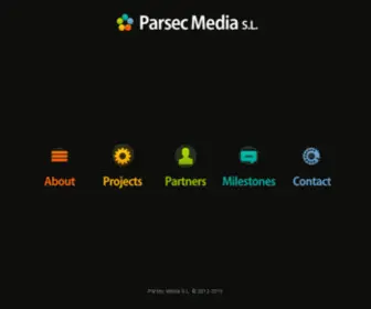 Parsec-Media.com(Parsec Media S.L) Screenshot