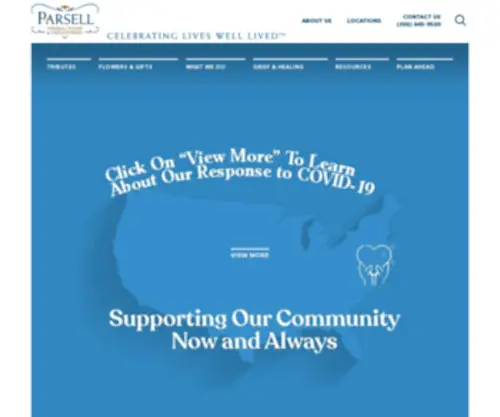 Parsellfuneralhomes.com(Parsellfuneralhomes) Screenshot