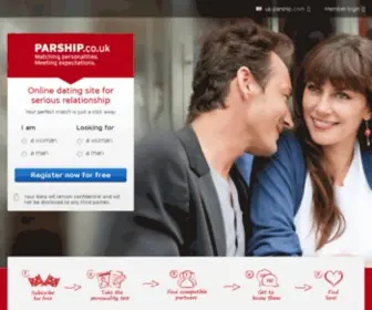Parship.co.uk(Online Dating Service) Screenshot