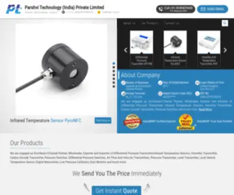 Parshvitechnology.net(Channel Partner of Differential Pressure Transmitter & Level Switch by Parshvi Technology (India) Private Limited) Screenshot