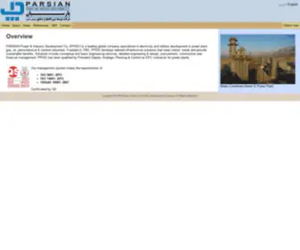 Parsianpower.com(پارسيان) Screenshot