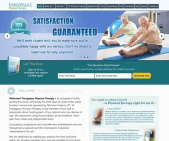 Parsippanypt.com(Parsippany Physical Therapy) Screenshot