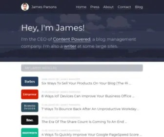 Parsons.me(James Parsons) Screenshot