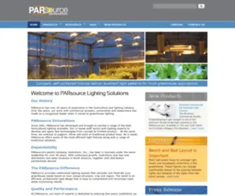 Parsource.com(Commercial Lighting Solutions) Screenshot